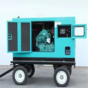 Geradores diesel móveis de 200KW, motor diesel personalizado de alta qualidade 225KVA 50 HZ 1500 RPM