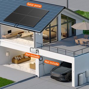 Sistema Solar Personalizado con Batería de Almacenamiento de Energía LiFePO4 de 16kwh e Inversor Híbrido Monofásico de 5kw - Product Image 5