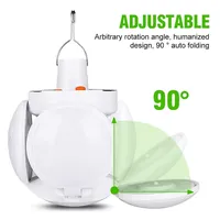 Lampes solaires pliantes 2029, lampes de Camping LED rechargeables, lanternes de Football, d'urgence, éclairage de marché extérieur, projecteur suspendu
