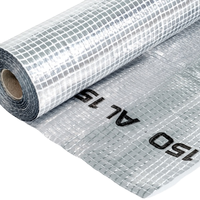 Film isolant thermique en tissu tissé d'aluminium anti-feu et anti-rayonnement avec motif rustique, garantie 1 an pour entrepôt