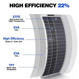 Customized ETFE Flexible <strong>Solar</strong> Panel 300W 32v Mono HPBC Cells Bendable <strong>Solar</strong> Panels BC <strong>Tech</strong> for Camping RV Boat - Product Image 3