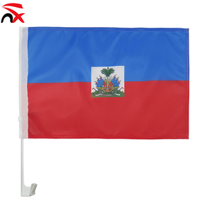 Drapeau de <span class=keywords><strong>voiture</strong></span> numérique Haïtien 30 x 45 cm – Bannière de <span class=keywords><strong>voiture</strong></span> Haïtienne pour utilisation extérieure - Product Image 1