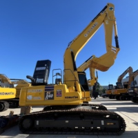 Excavatrice sur chenilles Komatsu PC240LC d'occasion, modèle 2024, système hydraulique d'origine japonaise, moteur robuste pour mines et carrières