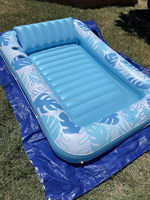 Planche flottante gonflable sur mesure en PVC de grande taille pour jeux aquatiques en piscine, idéale pour la location commerciale