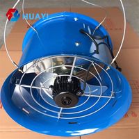 Ventilateur d'extraction de circulation d'air suspendu de 400/500/600 mm (16 pouces, 20 pouces, 24 pouces) pour serre, élevage de volailles, poulets