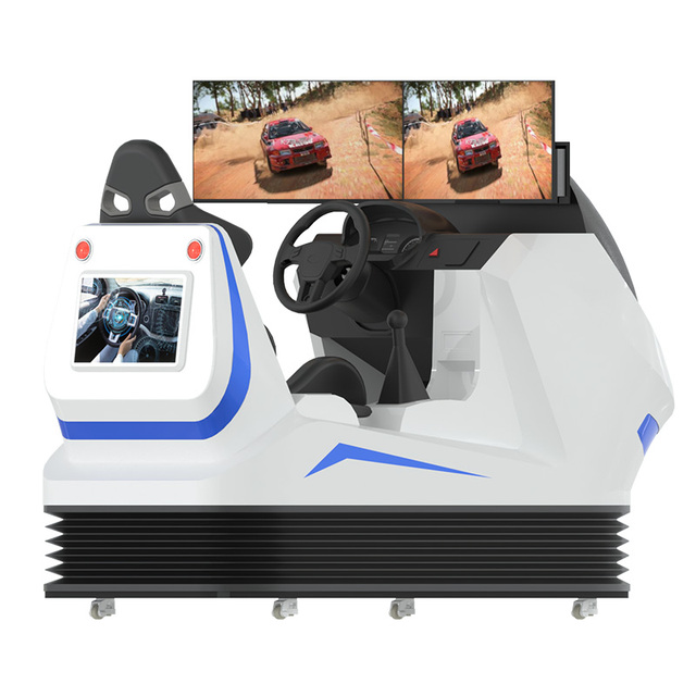 3 Display 6 DOF Motion Car Driving Simulator Professional Driving Training Equipment