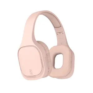 Schattige Roze Koptelefoon Bt Meisjes Cadeau Voor Kinderen Draadloze Headset Met Microfoon Bas Ruisonderdrukking