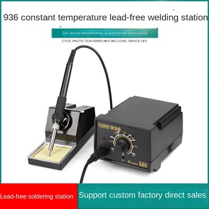 Estación de Soldadura de Temperatura Constante 936 Transfronteriza, 60W 220V, Núcleo de Calentamiento Cerámico con Temperatura Ajustable, Soldador para - Product Image 2