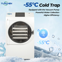 Lyophilisateur TUOCHEN à prix d'usine 220V 110V, équipement de séchage par congélation sous vide automatique pour usage domestique et transformation alimentaire des fruits