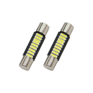 Luz LED para espejo de coche, luz de fusible, luz de lectura de doble punta plana de 29 mm, luz interior modificada para coche - Product Image 2