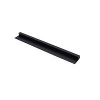 Tira de Sellado para Ventanas y Puertas de Plástico Negro de 25 mm, Resistente al Agua, Insonorizante, Fácil Instalación, para Ducha, Suministro de Fábrica