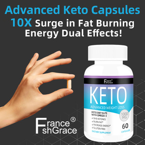 Pastillas Keto Burn Personalizadas para Pérdida de Peso - 1200 Mg, Quemador de Grasa Cetogénico Natural Avanzado, Utilizando la Dieta Cetónica para Adultos - Product Image 1