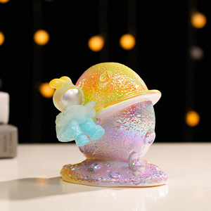 Creative Astronaut <b>Night</b> <b>Light</b> <b>Led</b> Warm White USB Powered Bedside Lamp Ornament For Kids Room Decor - Product Image 5