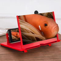 10 Inch Foldable Movie Video Lazy Desktop Mounts Supports All Smartphones Ph10 3d Hd Cell Mobile Phone Screen Magnifier