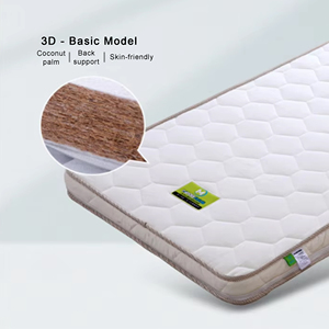 Colchón para bebé, colchón plegable de espuma para cuna, colchón de espuma viscoelástica individual en caja, topper de espuma viscoelástica - Product Image 5