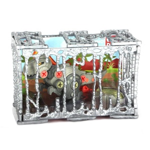 Juego de construcción de dinosaurios con destornillador para niños, juguete de construcción de dinosaurios con kit de jaula, nuevo diseño - Product Image 3