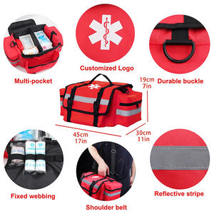 Tas Trauma Kit <span class=keywords><strong>Responder</strong></span> pertama tas EMT reflektif medis tas medis Kit pertolongan pertama 251 buah - Product Image 3