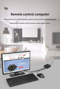 Extenseur <span class=keywords><strong>KVM</strong></span> HDMI sur IP FJGEAR FJ-HKV200, 200 m via CAT5e/6, 1080p 60 Hz avec boîtier métallique, parfait pour l'automatisation industrielle - Product Image 4