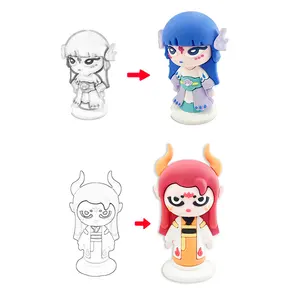 Winnel OEM Figura figuras de anime personalizado PVC 3D Japón hacer-personalizado-figuras de acción figuritas en miniatura personalizadas