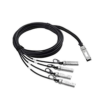Câble DAC QSFP + 40G avec émetteurs-récepteurs à fibres optiques 1/3/5/7M avec 4x10G SFP utilisé pour le réseau FTTH/IP