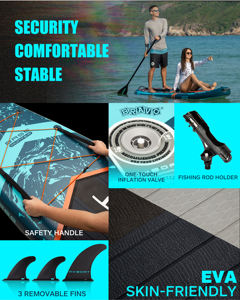 Planche de Stand Up Paddle Gonflable Ultra Stable 430lb avec Soudure Thermique – Fournisseur Direct Usine pour Dropshipping - Product Image 5