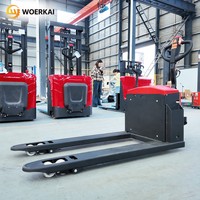 Transpalette Électrique Robuste CE 3000kg 48V avec Option Batterie Lithium/Plomb-Acide, Chariot Transpalette Manuel, Pneus PU, Hauteur de Levage 200mm