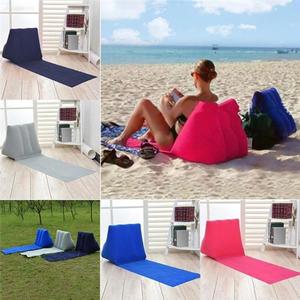 Chill Wedge Silla de playa inflable Festival Camping Tumbona Almohada Asiento Cojín