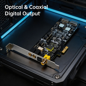 <span class=keywords><strong>Tarjeta</strong></span> <span class=keywords><strong>de</strong></span> <span class=keywords><strong>Sonido</strong></span> PCIe X1 con Salida Óptica Coaxial, Chip CM6635, Audio Hi-Fi <span class=keywords><strong>de</strong></span> <span class=keywords><strong>7.1</strong></span> Canales <span class=keywords><strong>para</strong></span> Juegos, Transmisión en Vivo, Karaoke, <span class=keywords><strong>PC</strong></span> - Product Image 5