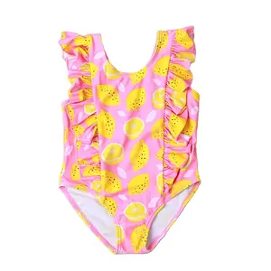 Maillot de bain d'été une pièce pour filles Maillot de bain mignon Maillot de bain confortable à haute élasticité Vêtements de plage