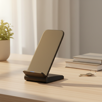 Produits promotionnels de qualité supérieure directement de l'usine, chargeur sans fil rapide pour téléphone portable et ordinateur de bureau, support de charge personnalisé avec logo, 10W 15W.