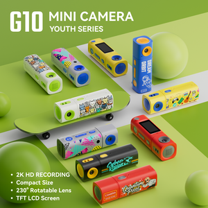 Mini Cámara G10 <span class=keywords><strong>de</strong></span> Alta Velocidad para Transmisión <span class=keywords><strong>de</strong></span> Datos, Regalo Corporativo, CMOS a Color, 2K, <span class=keywords><strong>Pantalla</strong></span> <span class=keywords><strong>de</strong></span> 0.96 Pulgadas, Grabación <span class=keywords><strong>de</strong></span> Fotos con Ángulo Amplio <span class=keywords><strong>de</strong></span> 180° - Product Image 2