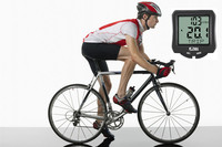 Speedometer sepeda Digital nirkabel, Odometer sepeda komputer tahan air multifungsi