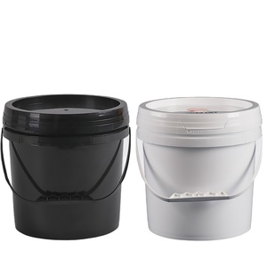 Seau d'emballage rond <span class=keywords><strong>en</strong></span> PP robuste de 5 litres, épaisseur <span class=keywords><strong>60</strong></span> MIL, avec impression personnalisée du logo IML - Product Image 1