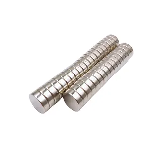 n52稀土圆盘金烧结钕铁硼磁铁圆盘供应商磁铁
