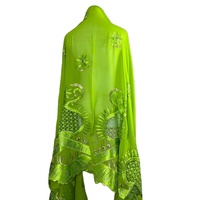 Hijab ethnique en coton respirant brodé, motif floral grand format 240*110m, cadeau pour femmes musulmanes, foulard à porter au quotidien