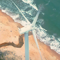Turbine éolienne 5kw 1mw 2mw 3mw éoliennes système de production d'énergie éolienne