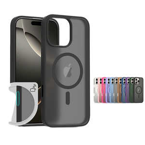 เคสโทรศัพท์ Sanfeng iPhone 16 Pro แบบแม่เหล็กดูดติด TPU+อะคริลิค กันกระแทก กันน้ำ 2-in-1 พร้อมปุ่ม AI สำหรับกล้อง - Product Image 1