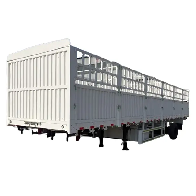 High Quality Animal Transport Semi Trailer with Fence for Safe Transportation