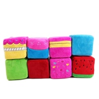 Cube souple créatif tamis en peluche jouet jeu numérique pour enfants oreiller créatif Cube magique en peluche