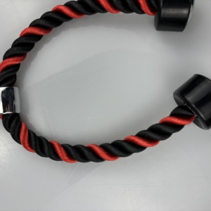 Tập Thể Dục Công Suất Nặng Màu Đen Phòng Tập Thể Dục Đôi Grip Nylon Tricep Dây Tập Thể Hình Đào Tạo Cơ Bắp Nylon Bện Đào Tạo Cơ Bắp - Product Image 5