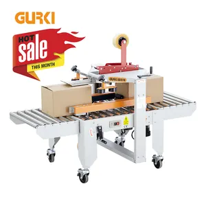 Gurki-sellador automático de cajas, máquina de sellado de cajas de cartón