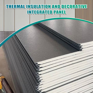 Panneaux muraux isolants en acier écologiques à prix d'usine, panneaux sandwich métalliques, nouveau meilleur matériau de construction, imperméable et ignifuge - Product Image 1