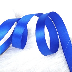 Cinta de satén azul real Cinta personalizada Cinta de regalo Cinta de buena calidad Barato - Product Image 3