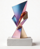 Trophées sportifs en métal sur mesure, trophées de forme personnalisée, trophées de basketball gravés