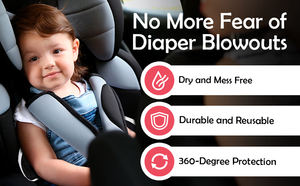 Cochecito mecedora para bebé, almohadilla aislante para <span class=keywords><strong>asiento</strong></span> de <span class=keywords><strong>coche</strong></span> impermeable lavable a máquina almohadilla de protección para <span class=keywords><strong>asiento</strong></span> - Product Image 3