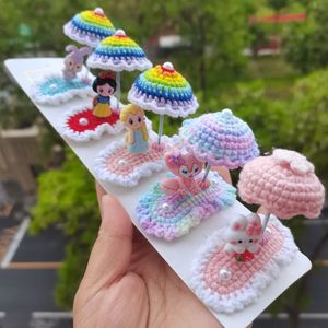 Kidscute Blancanieves Lana Crochet Lina Belle Horquilla Bebé Arco Iris Paraguas Columpio Clip Diadema Horquilla - Product Image 2