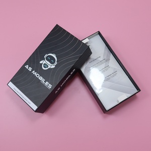Caja de embalaje de regalo de teléfono móvil restaurado Universal negro de alta calidad con precio de fábrica - Product Image 1