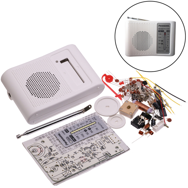 CF210SP AM/FM Stereo Radio Kit DIY Electronic Assemble Set Kit Portable FM AM radio DIY parts For Learner