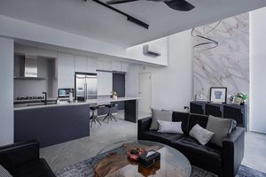 Vermonhouzz Ensemble d'unités de cuisine modulaires professionnelles en bois massif, style moderne, avec îlot et évier, conceptions clés en main pour cuisine de villa - Product Image 6
