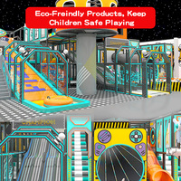 Équipement de grande qualité Centres de jeu Toboggan doux pour enfants Équipement de piscine à balles Petite aire de jeux intérieure pour tout-petits